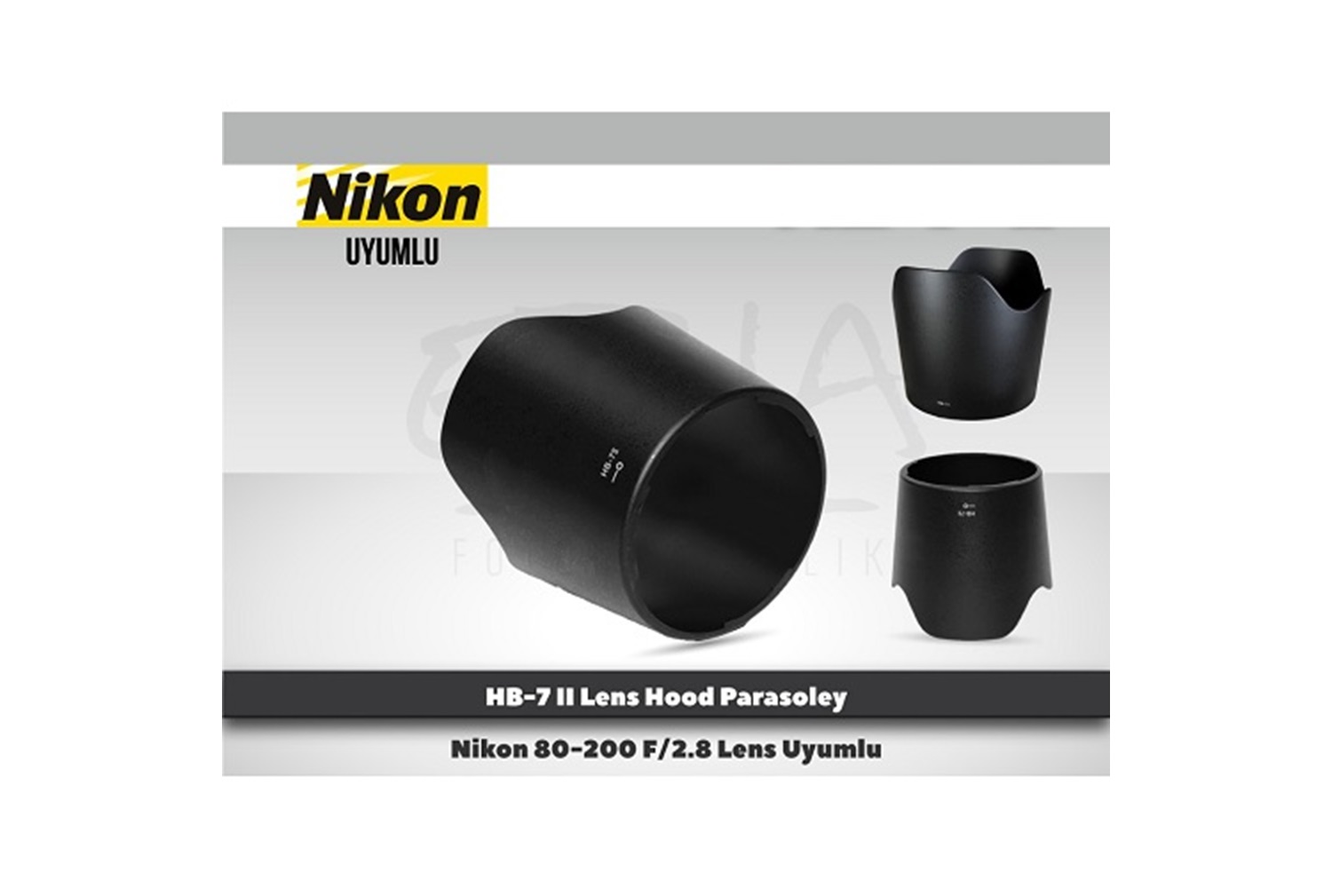 Tewise Nikon HB-7 II Parasoley 80-200mm F2.8 Lens Uyumlu