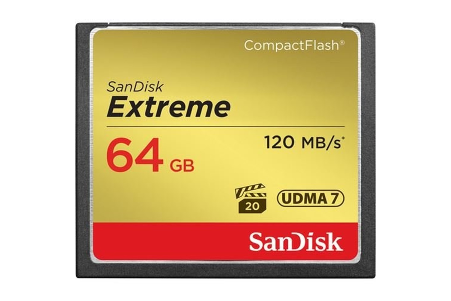 Sandisk Extreme 64 GB Compact Flash CF Hafıza Kartı 120mb/s