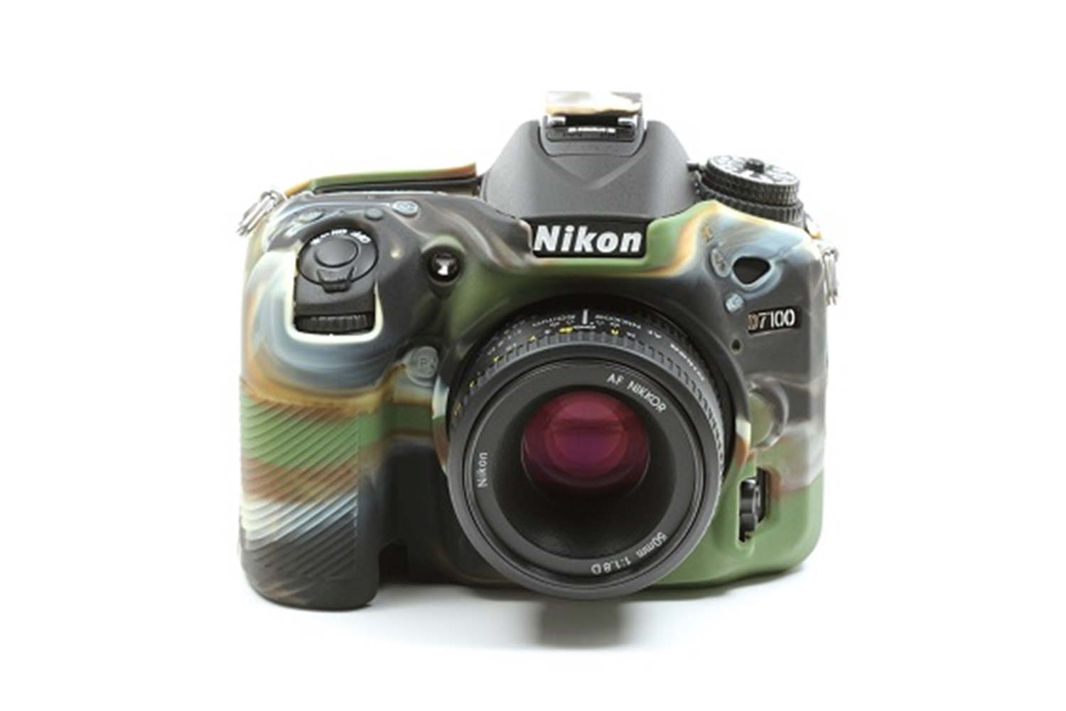 Easycover Nikon D7100-D7200 Silikon Kılıf Kamuflaj