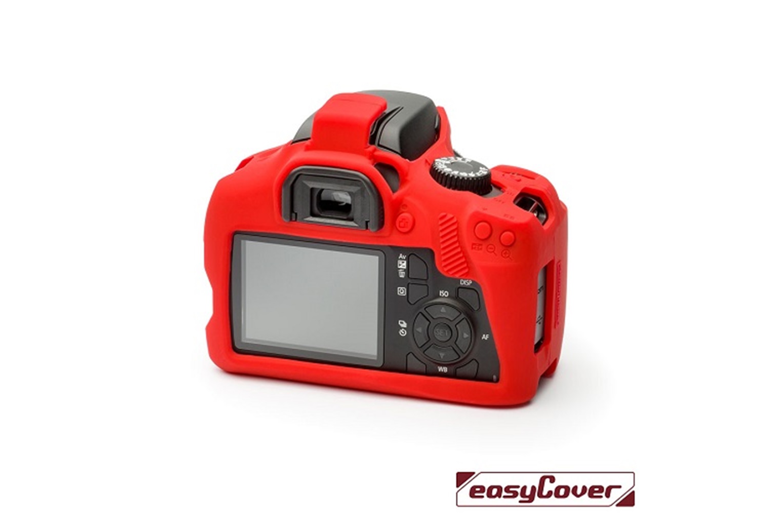 Easycover Canon 4000D Silikon Kılıf Kırmızı