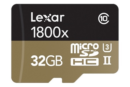 Lexar 32GB 1800x Micro SD Hafıza Kartı 270 Mb/s