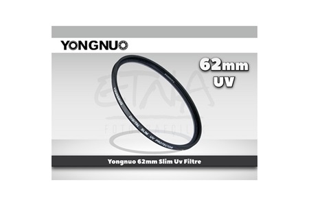 Yongnuo 62mm Slim Uv Filtre