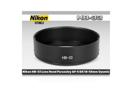 Tewise Nikon HB-33 Parasoley AF-S DX 18-55mm Lens Uyumlu