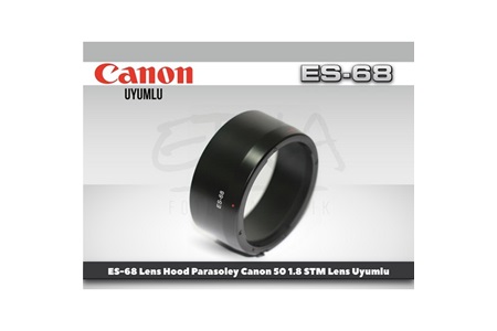 Tewise Canon ES-68 Parasoley 50mm F1.8 STM Lens Uyumlu