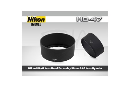 Tewise Nikon HB-47 Parasoley 50mm F1.8G 50mm F1.4G Lens Uyumlu