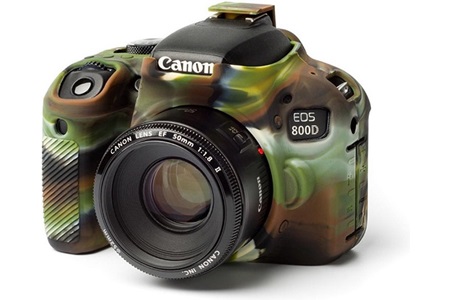 Easycover Canon 800D Silikon Kılıf Kamuflaj