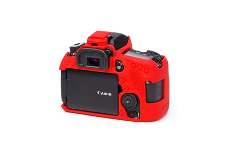 Easycover Canon 80D Silikon Kılıf Kırmızı
