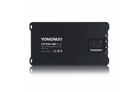 Yongnuo YN125 Dahili Bataryalı Bi-Color Mini Led Işık Siyah
