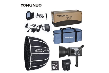 Yongnuo LUX160 Bi-Color 180W COB LED Video Işığı (Kit Versiyon)